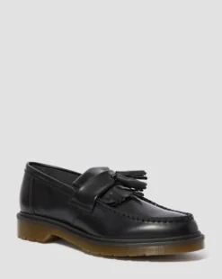 Adrian-loafers i Smooth læder med kvast in Sort