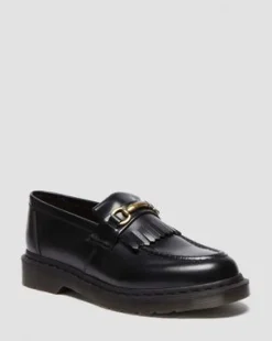 Adrian Snaffle-loafers i Smooth læder med kvast in Sort