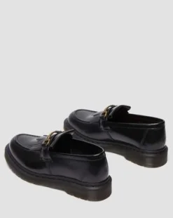 Adrian Snaffle-loafers i Smooth læder med kvast in Sort