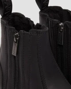 2976 Alyson DM's Wintergrip Chelsea Støvler in Sort