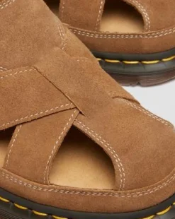Archive Fisherman-sandaler i ruskind in Naturlig Brun