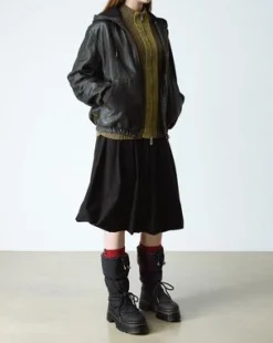 Audrick Hi Puffer-støvler in Sort
