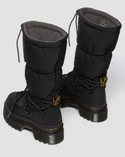 Audrick Hi Puffer-støvler in Sort