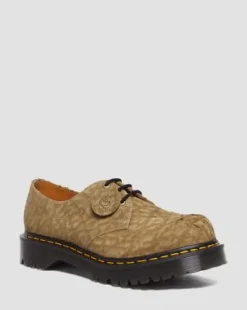 1461 Bex Made in England Oxford-sko i præget ruskind in Savannah Tan