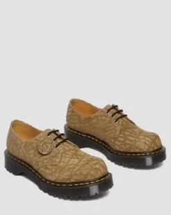 1461 Bex Made in England Oxford-sko i præget ruskind in Savannah Tan