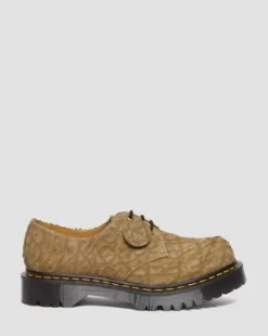 1461 Bex Made in England Oxford-sko i præget ruskind in Savannah Tan