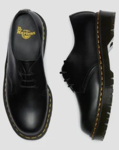 1461 Bex Oxford-sko i Smooth læder in Sort