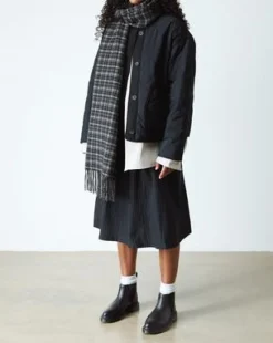 Bianca II Lo-støvler med spids i præget læder med krokodillemønster in Sort