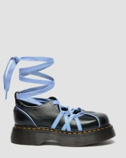 Buzz Ballerina Gloss-lædersko in Sort