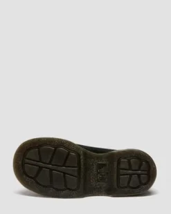 Buzz-sko i Hair On-læder med 5 snørehuller in Sort