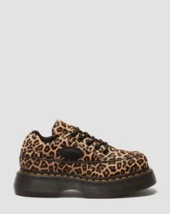 Buzz-sko med 5 snørehuller i leopardmønster in Leopardmønster