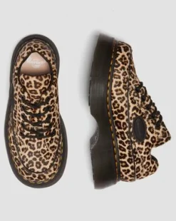 Buzz-sko med 5 snørehuller i leopardmønster in Leopardmønster