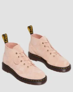 Church Monkey-støvler i Desert Oasis-ruskind in Peach Beige