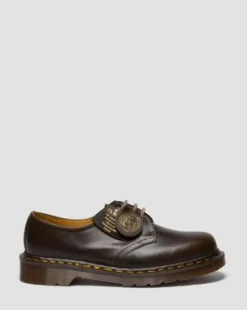 1461 Classic Calf Leather Shoes in Sepiagrå