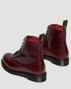 1460 Classic Calf-støvler in Bordeauxfarvet