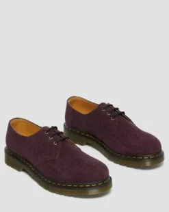 1461 Corduroy sko in Okseblodsfarvet