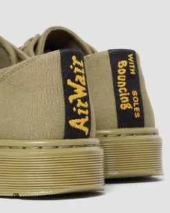 Dante Casual-lærredssko in Muted Olive
