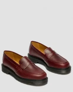 Delapre Penny Loafers in Bordeauxfarvet
