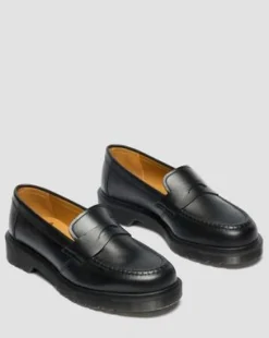 Delapre Penny Loafers in Sort