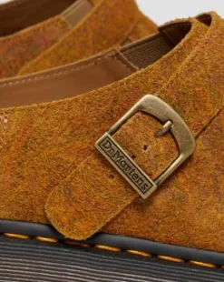 Isham Slingback-mules i marmoreret ruskind in Brown