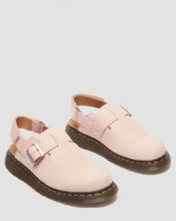 Jorge Ii-mules i nubuck-læder in Pudderrosa