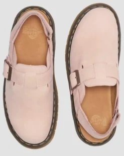 Jorge Ii-mules i nubuck-læder in Pudderrosa