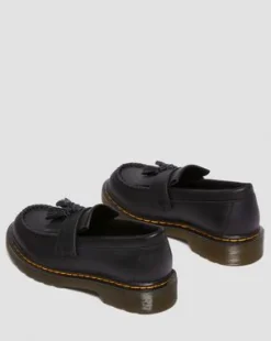Junior Adrian-loafers i læder in Sort