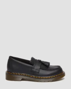 Junior Adrian-loafers i læder in Sort