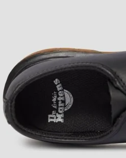 JUNIOR 1461 LEATHER SHOES in Sort