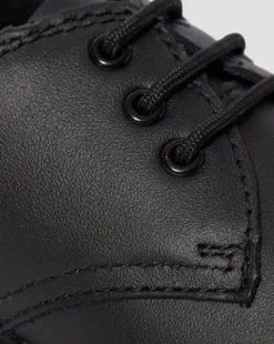 JUNIOR 1461 LEATHER SHOES in Sort