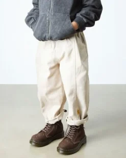 Junior - 1460 Tumbled Nubuck-støvler in Mørkebrun