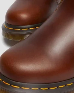 2976 Leonore Chelsea Støvler Med Imiteret Pelsforing in Butterscotch