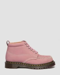 Lowell Chukka Moc Toe-ankelstøvler i Nubuck-læder in Pudderrosa