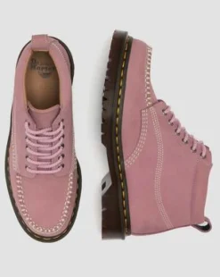 Lowell Chukka Moc Toe-ankelstøvler i Nubuck-læder in Pudderrosa