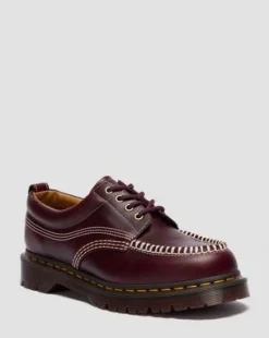 Lowell Moc Toe-lædersko in Kirsebærrød
