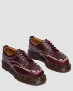 Lowell Moc Toe-lædersko in Kirsebærrød