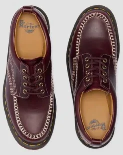 Lowell Moc Toe-lædersko in Kirsebærrød