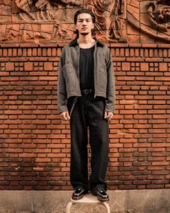 Lowell Moc Toe-lædersko in Sort