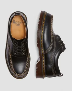 Lowell Moc Toe-lædersko in Sort
