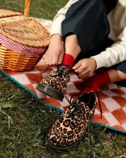 LOWELL MOC TOE-SKO I LEOPARDMØNSTER in Leopardmønster