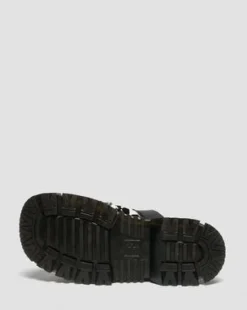 Mattison Slide-sandaler i dalmatinermønstret Hair On-læder in Cremefarvet & Sort