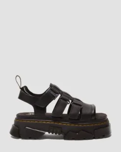Mattson-sandaler med 3 remme in Sort