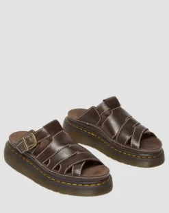 Maxxy Slide AR Rogue-sandaler i læder in Brun