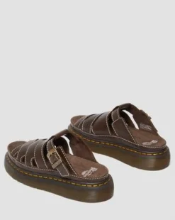 Maxxy Slide AR Rogue-sandaler i læder in Brun