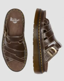 Maxxy Slide AR Rogue-sandaler i læder in Brun