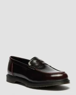 Mayfare-loafers i Rub Off-læder in Kirsebærrød