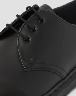 1461 Mono Oxford-sko i Smooth læder in Sort