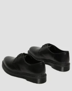 1461 Mono Oxford-sko i Smooth læder in Sort