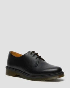 1461 Narrow Plain Welt Oxford-sko i Smooth læder in Sort