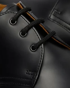 1461 Narrow Plain Welt Oxford-sko i Smooth læder in Sort